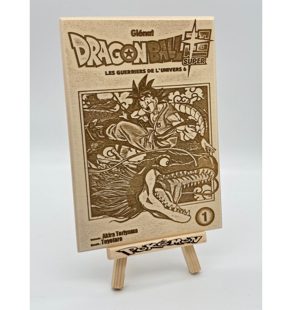 Gravure sur bois : Manga Dragon Ball Super