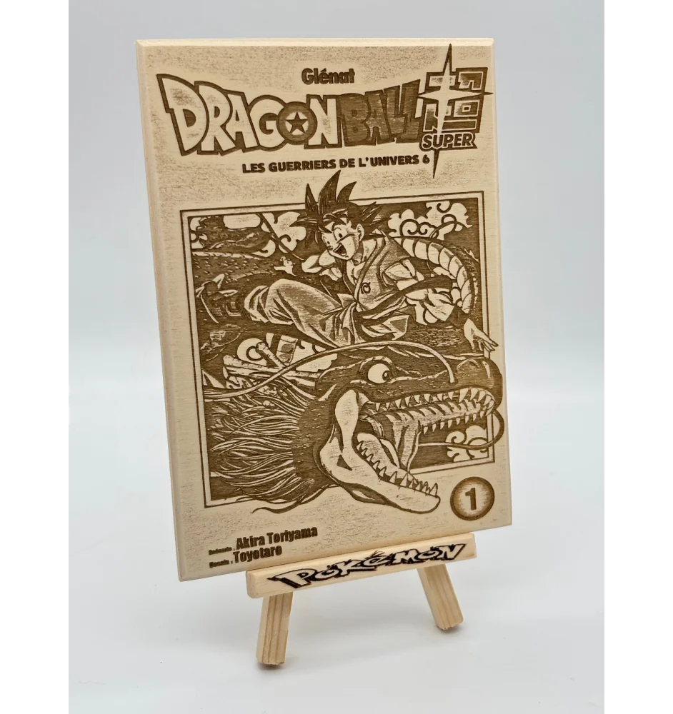 Gravure sur bois : Manga Dragon Ball Super