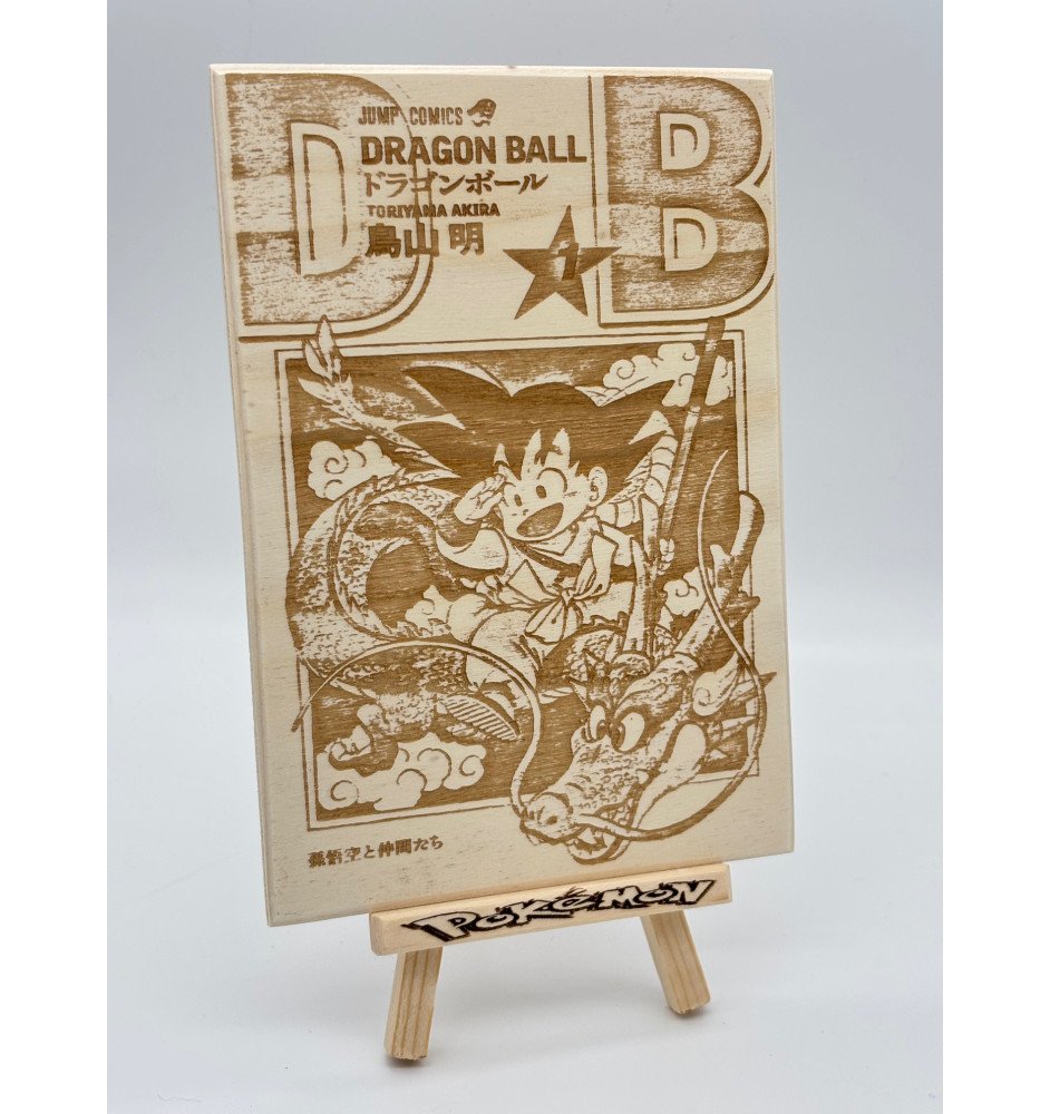 Gravure sur bois : Manga Dragon Ball