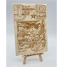 Gravure sur bois : Manga Dragon Ball
