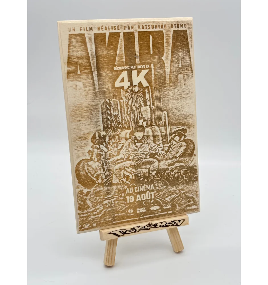 Gravure sur bois : Manga Akira