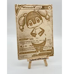 Gravure sur bois : Pokemon Wimessir V 192/202