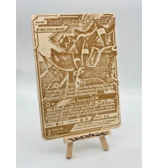 Gravure sur bois : Pokemon Noctali Et Darkrai Gx Escouade 125/236