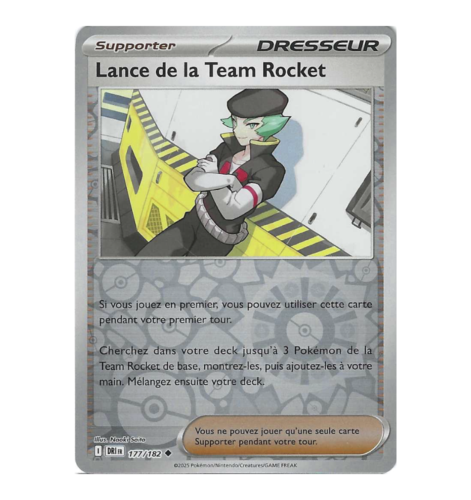 Dresseur Lance De La Team Rocket 177/182 Reverse