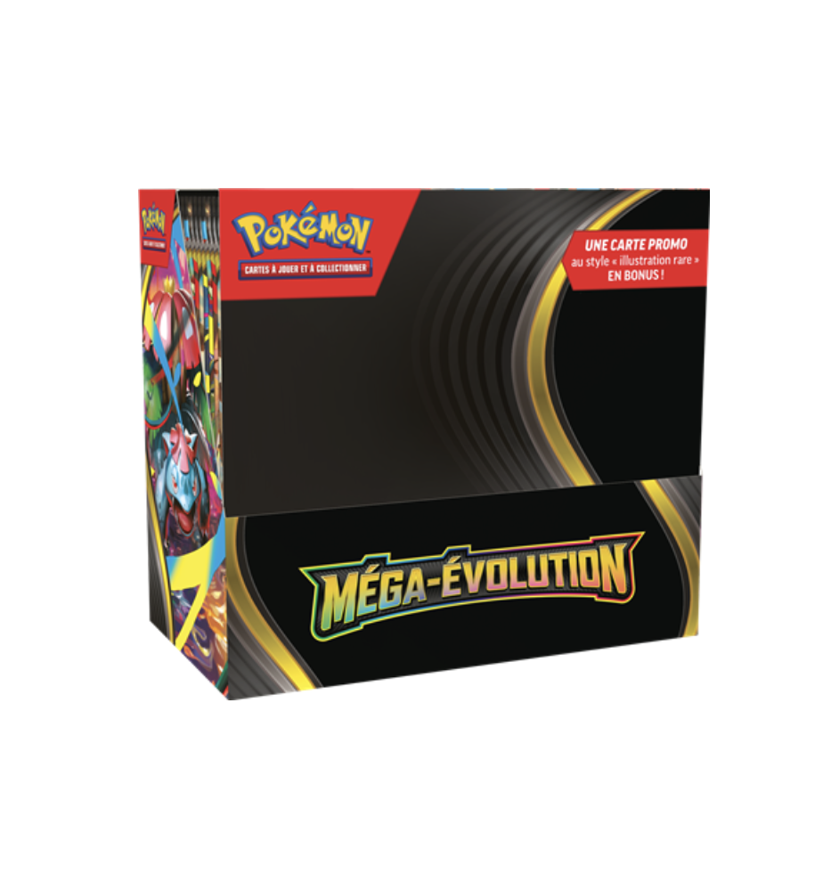 Pré-vente Officielle Pokémon display + carte promo Méga Evolution ME01