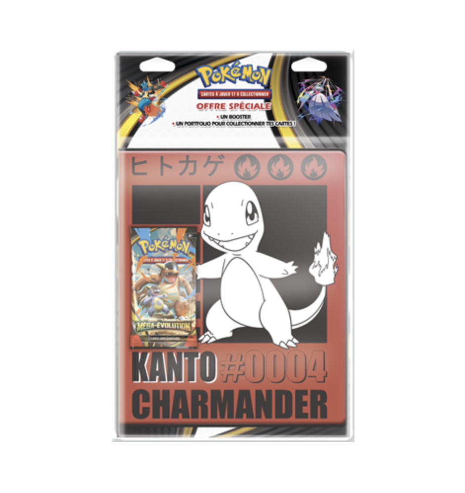 Classeur Portfolio Mega Evolution + 1 booster