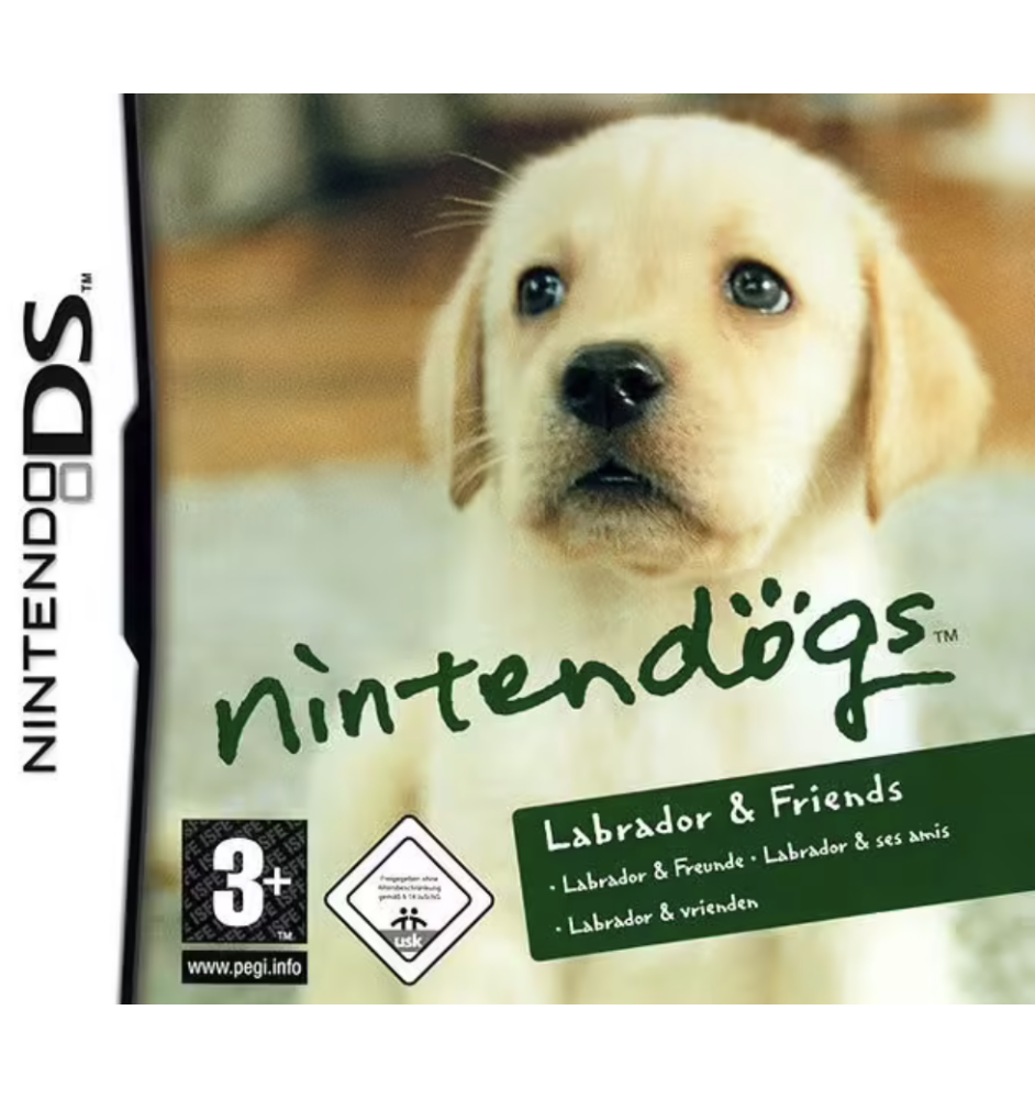 DS Nintendogs labrador (vert) Loose Eur