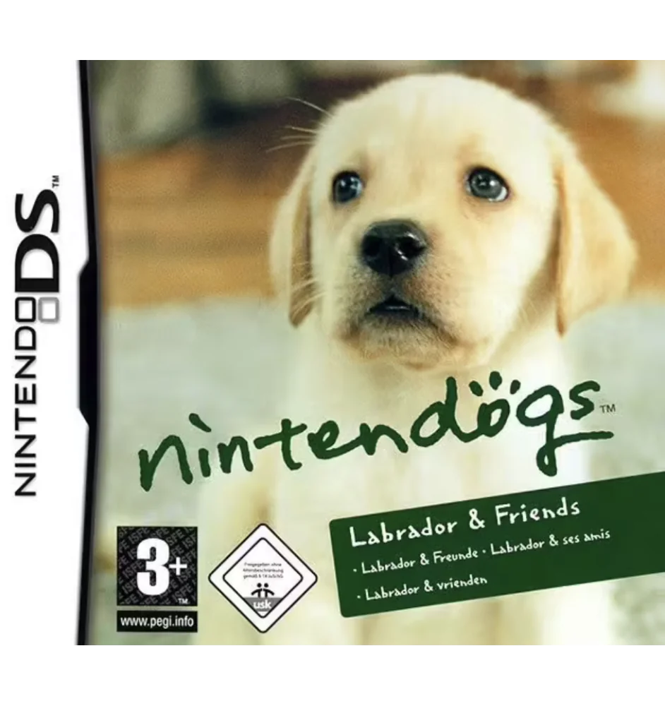 DS Nintendogs labrador (vert) Loose Eur