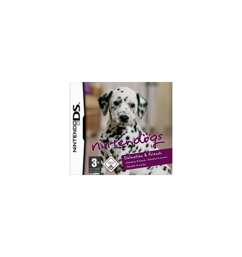 DS Nintendogs Dalmatiens (violet) Loose Eur