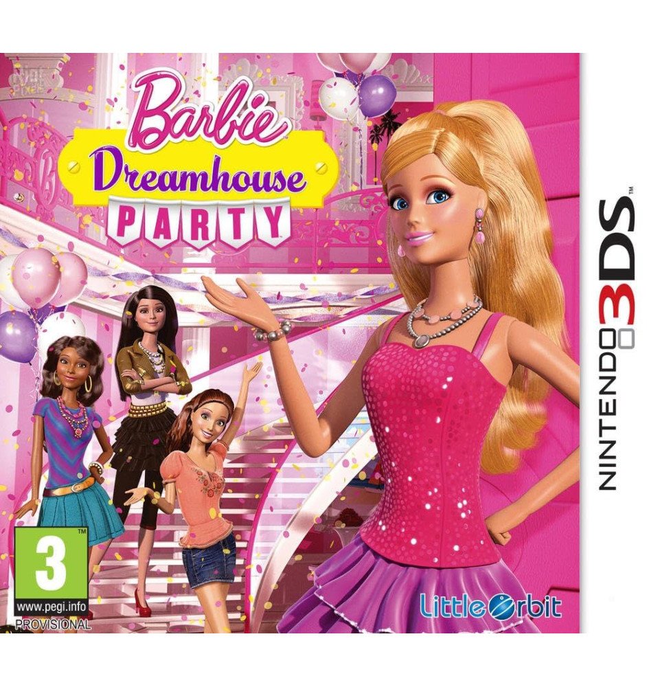 3DS Barbie dreamhouse party cib