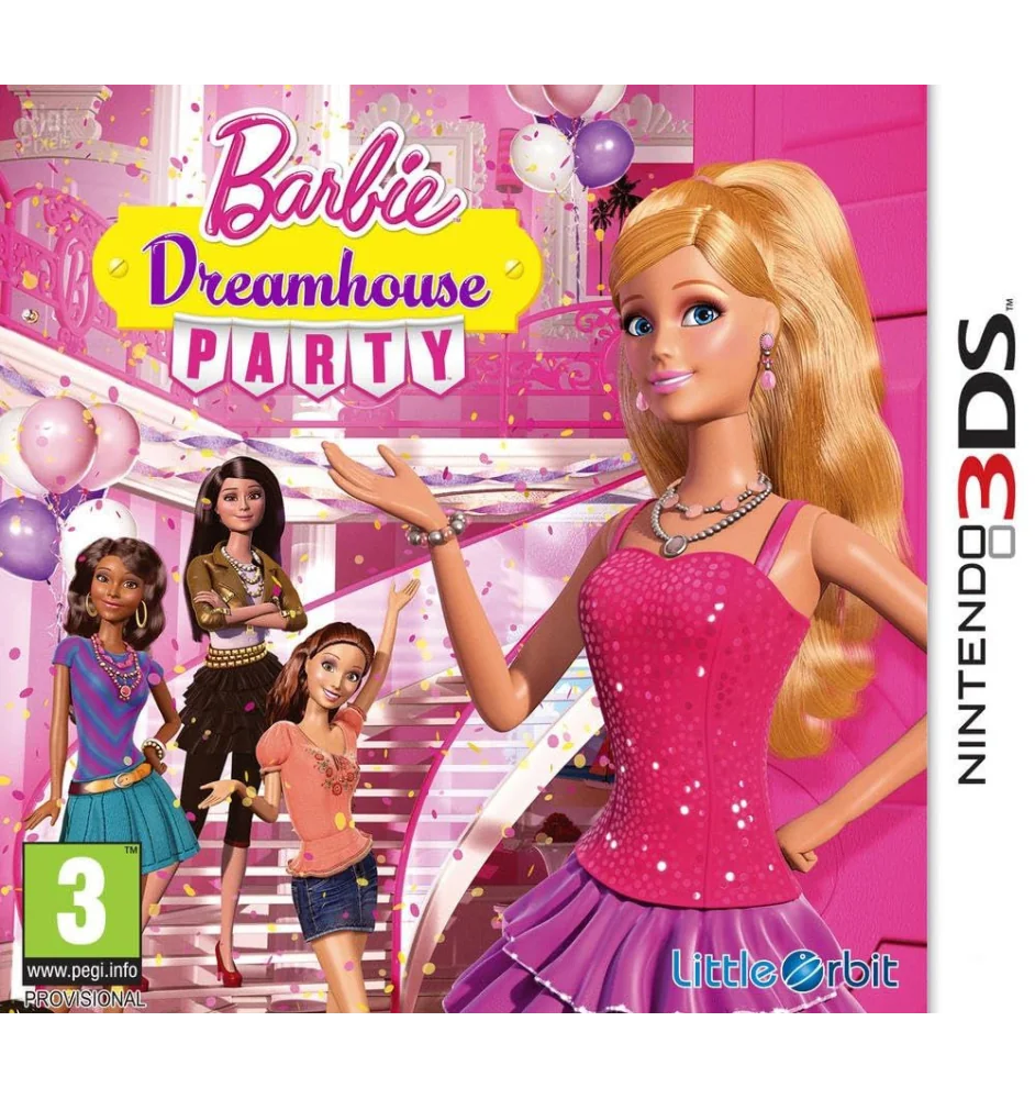 3DS Barbie dreamhouse party cib