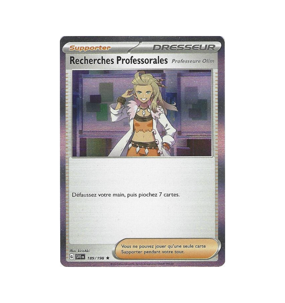 Dresseur Recherches Professorales 189/198 Holo