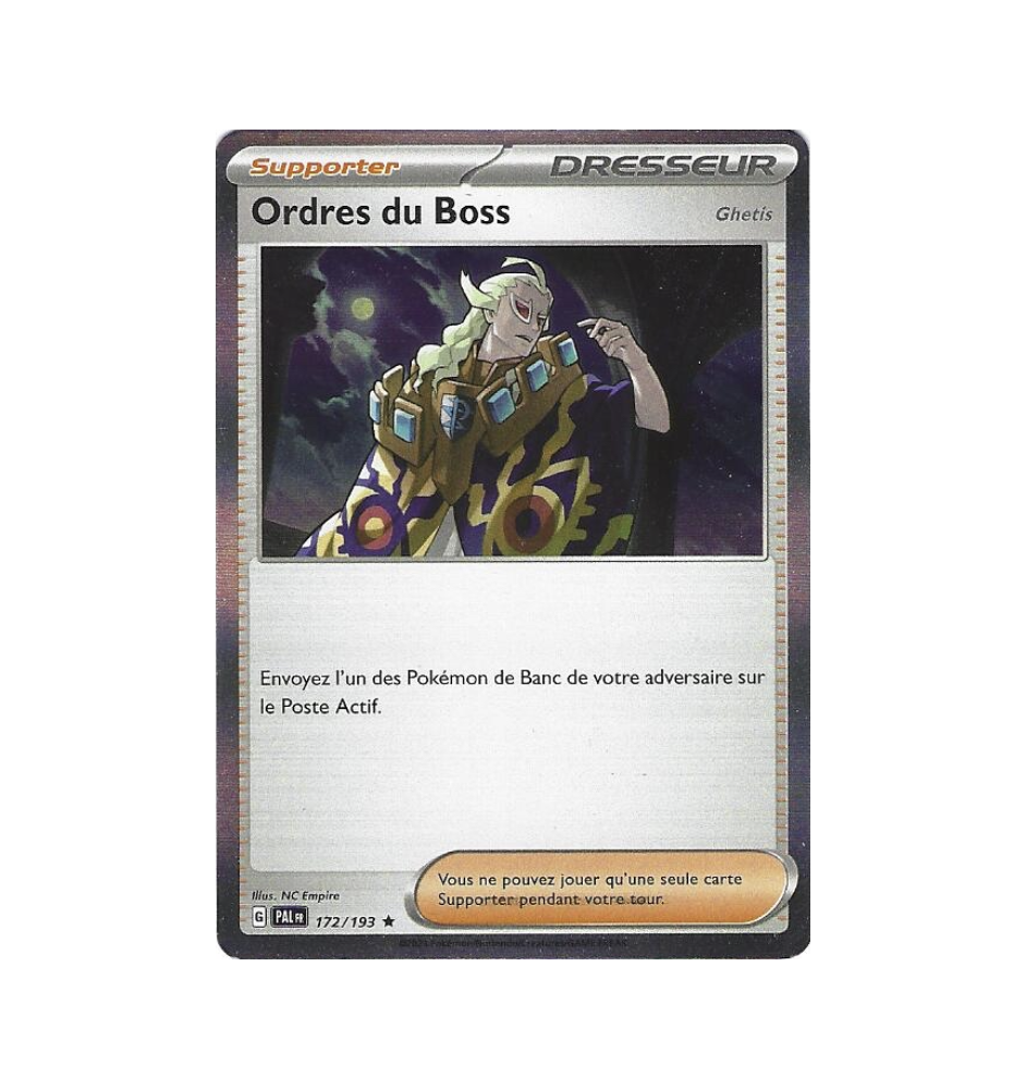 Dresseur Ordre Du Boss 172/193 Holo