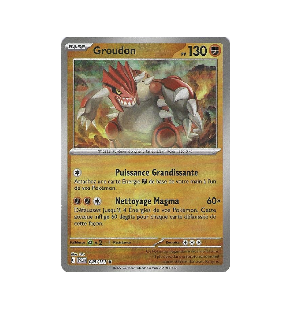 Groudon 049/131 Reverse Pokeball