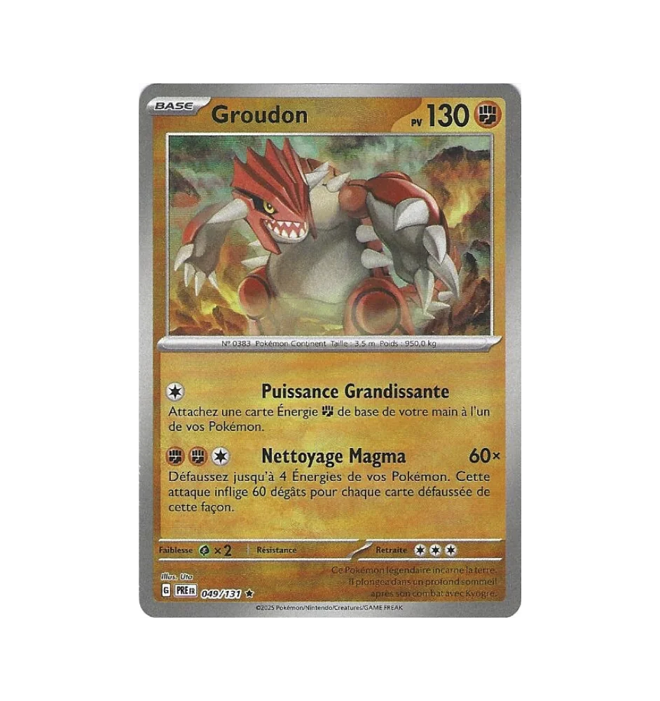 Groudon 049/131 Reverse Pokeball