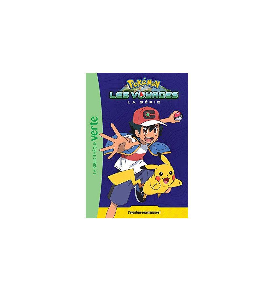 Pokemon bibliothèque verte Les voyages la série tome 1