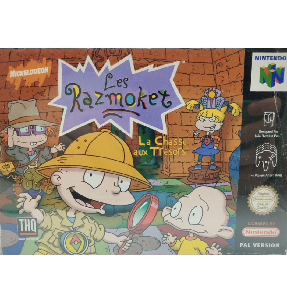 N64 Les razmoket La chasse aux trésors FR Loose