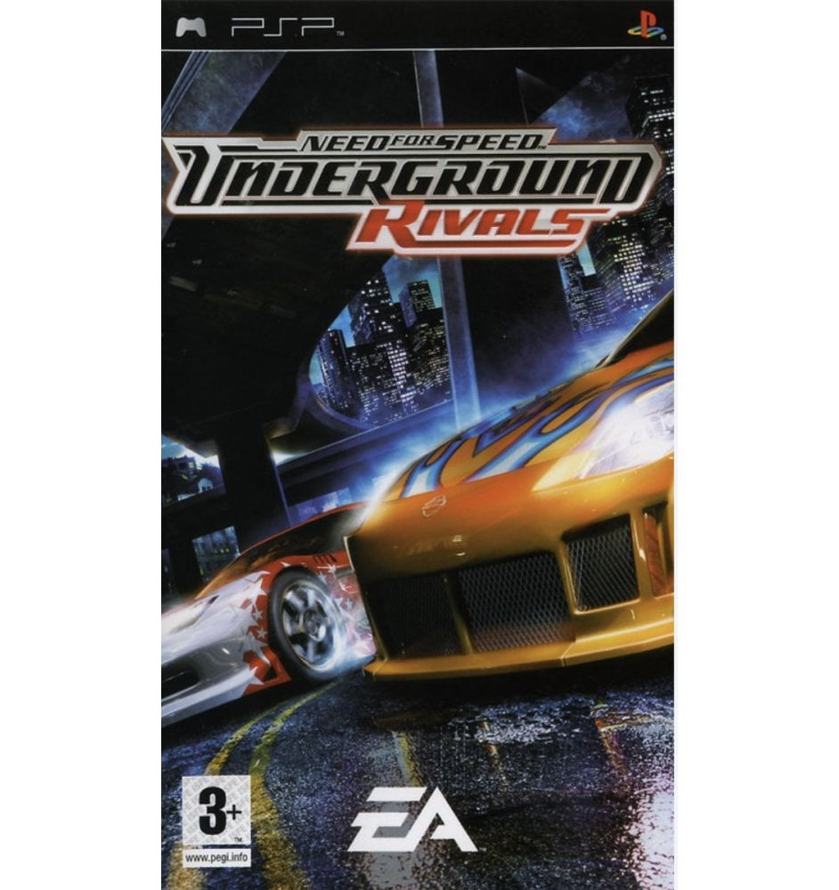 PSP Need for speed Underground Rivals Cib