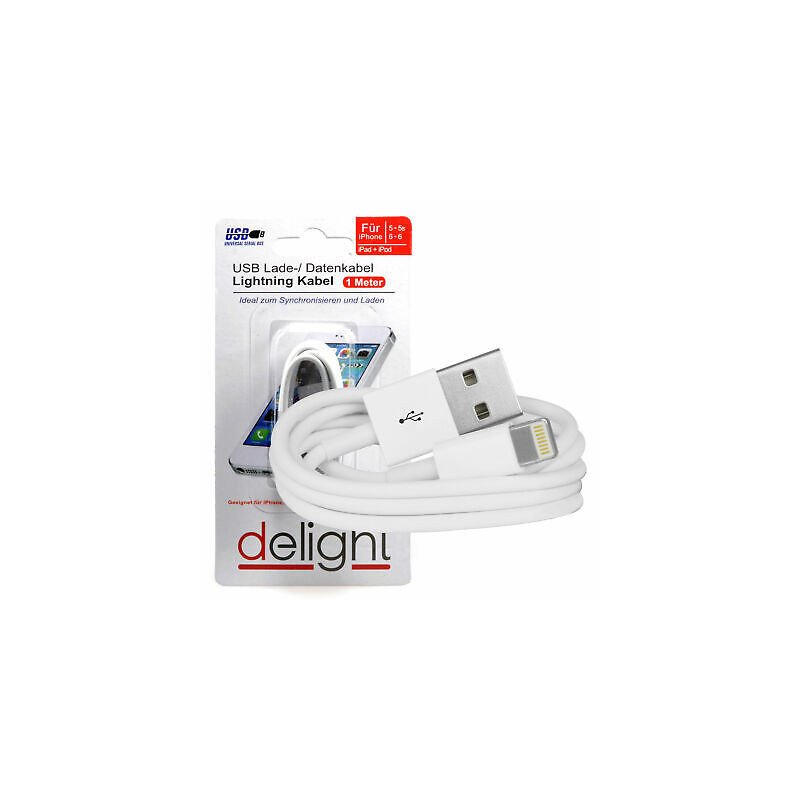 Cable Usb Pour Iphone 1m Delight Neuf