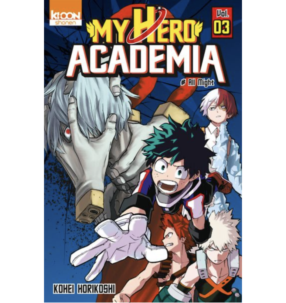 Manga My Hero Academia tome 3