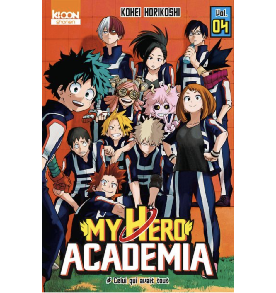Manga My Hero Academia tome 4