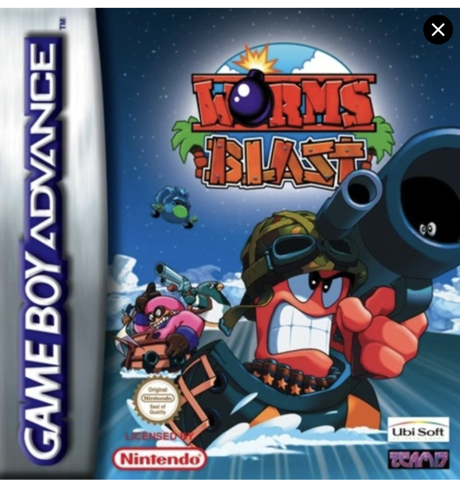 Game Boy Advance Worms blast Loose Eur