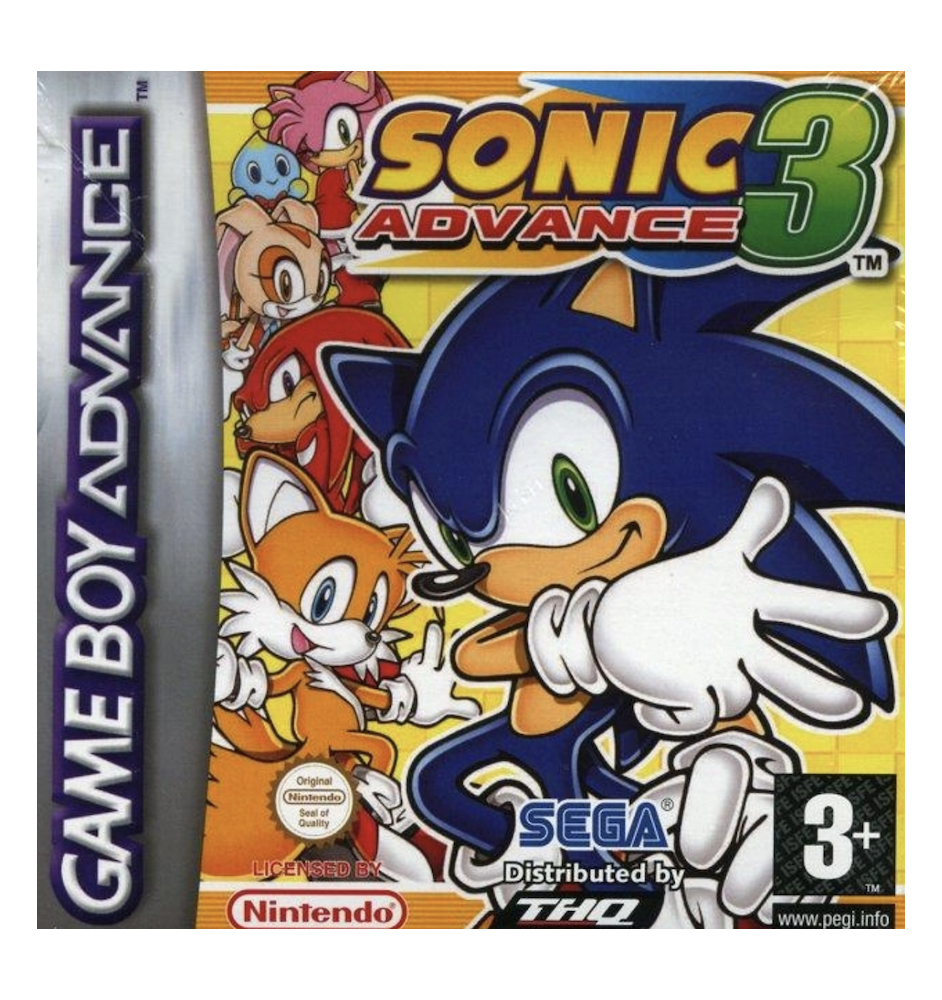 Game Boy Advance Sonic 3 Loose Eur