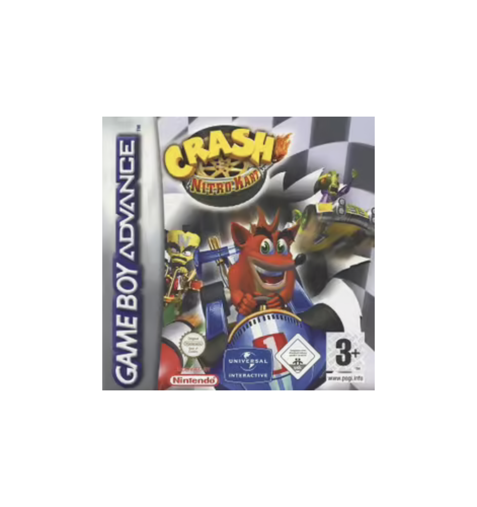 Game Boy Advance Crash Nitro Kart Loose Eur
