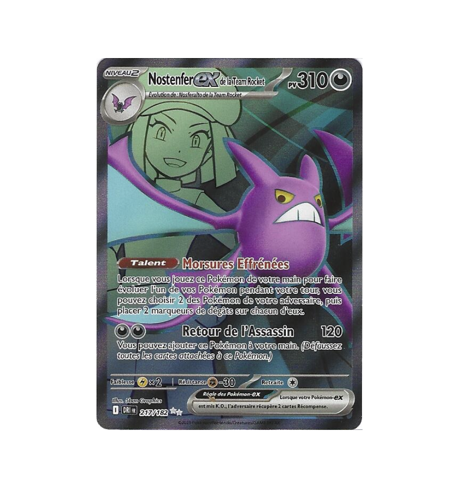 Nostenfer Ex De La Team Rocket 217/182