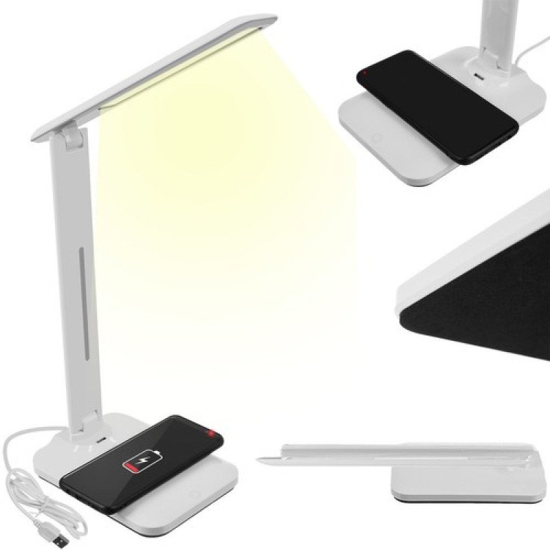 Lampe Led Chargeur Induction De Bureau Neuve