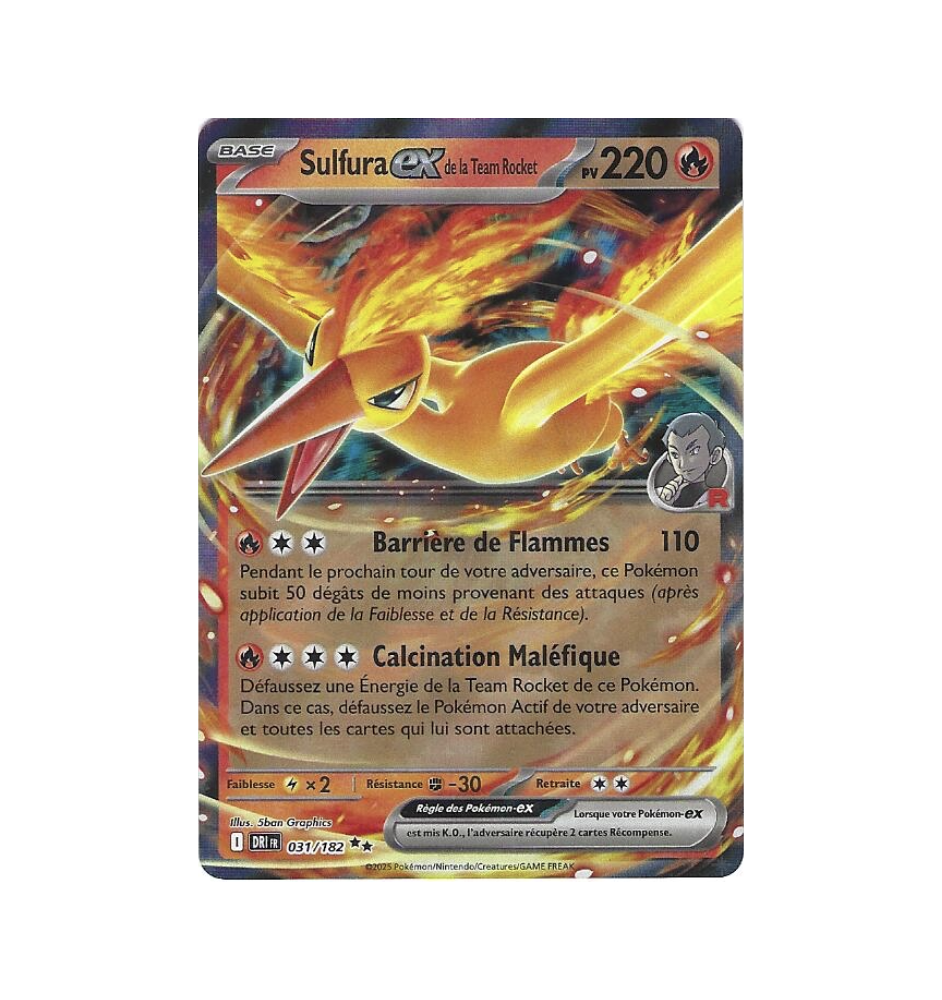 Sulfura Ex De La Team Rocket 031/182