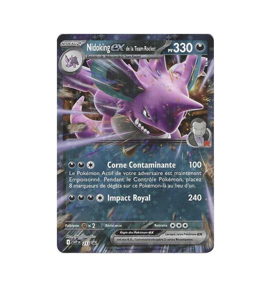 Nidoking Ex De La Team Rocket 217 Promo