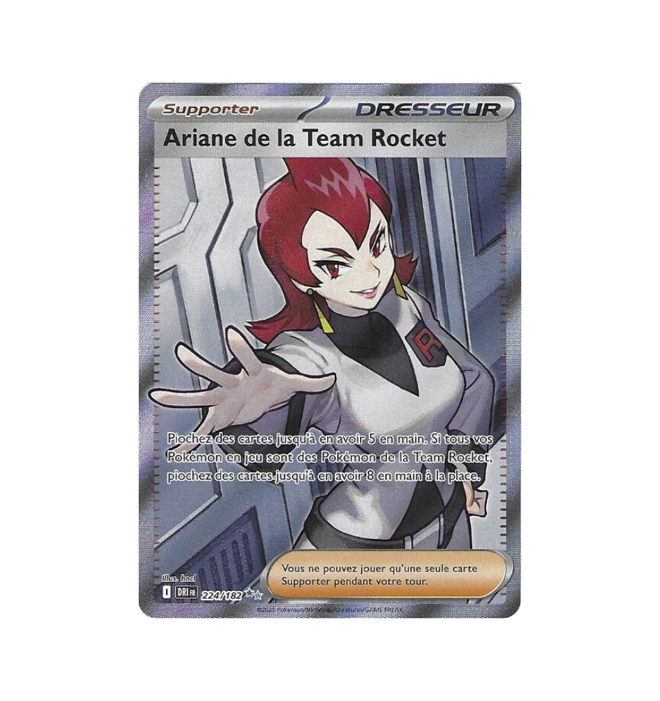 Dresseur Ariane De La Team Rocket 224/182