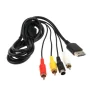 Cable Rca 1.8M Pour Sega Dreamcast neuf