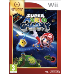 WII Super Mario Galaxy nintendo select SN