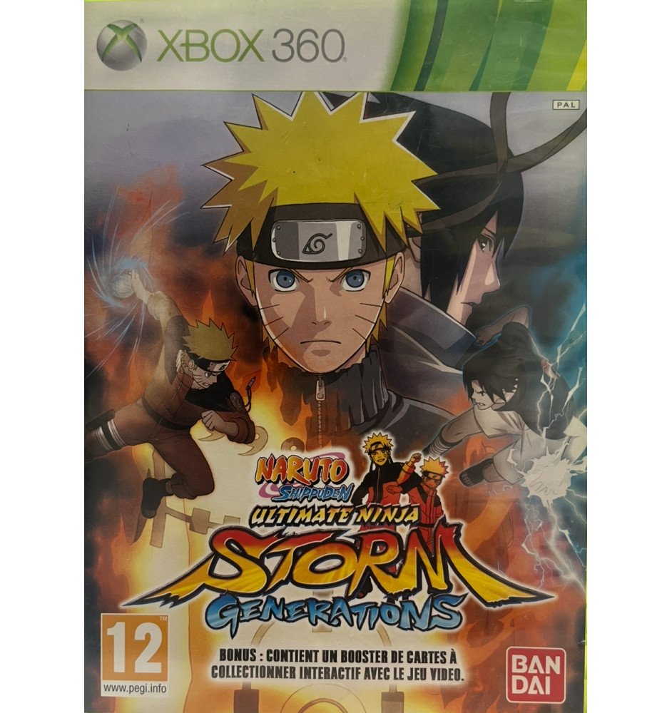 Xbox 360 Naruto Shippuden ultimate Ninja storm generations cib
