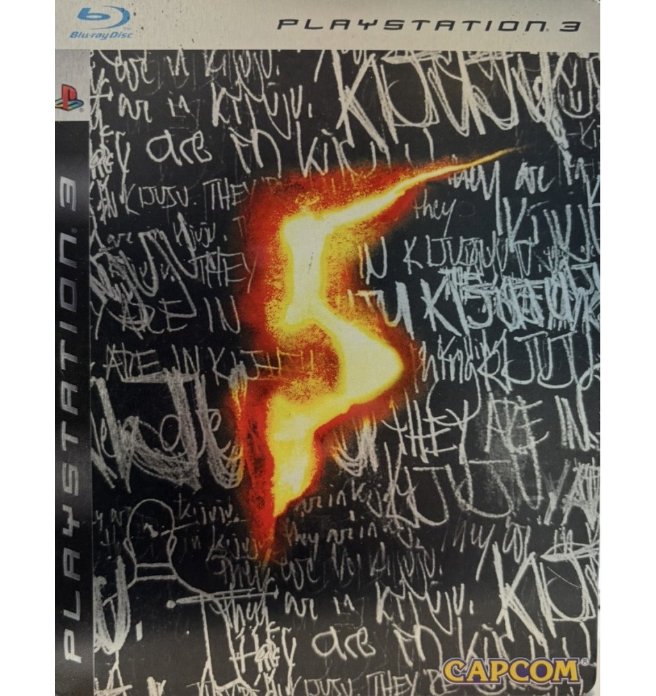 PS3 Resident evil 5 steelbook cib