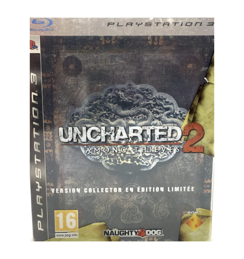 PS3 Uncharted 2 Among Thieves steelbook cib