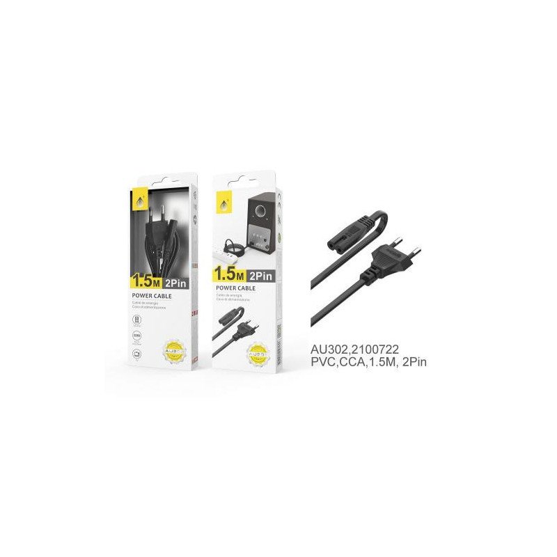 Cable Alimentation En 8 / 2 Ports 1.5M Neuf