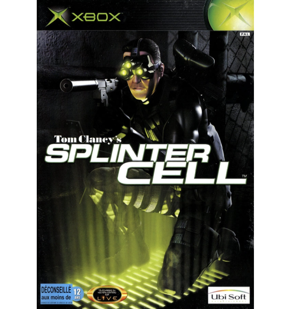 XBOX 1ere Splinter cell cib