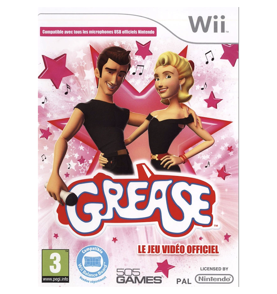 WII Grease le jeu video Cib