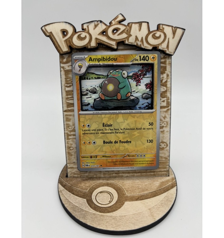 Carte 3D modele unique : Ampibidou 074/167