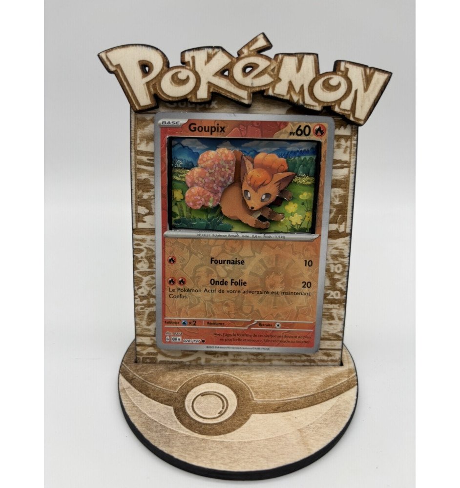 Carte 3D modele unique : Goupix 028/197