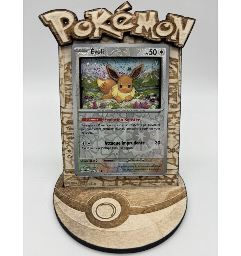 Carte 3D modele unique : Évoli 074/131