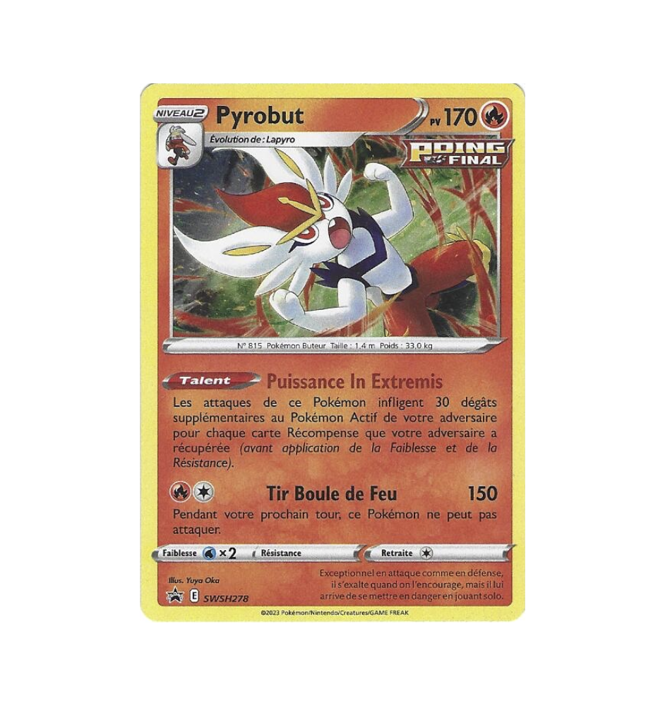 Pyrobut SWSH278 Promo Cosmo Holo