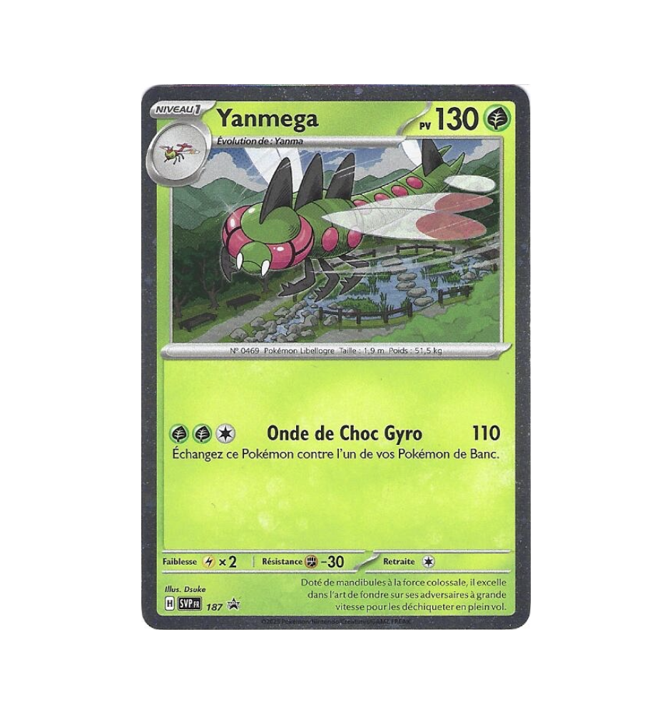 Yanmega 187 Promo Cosmo Holo