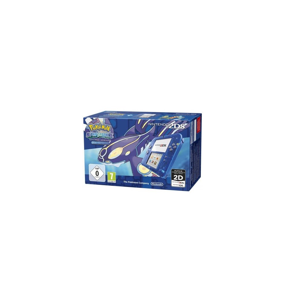 Console Nintendo 2DS Pokemon Saphir Alpha cib