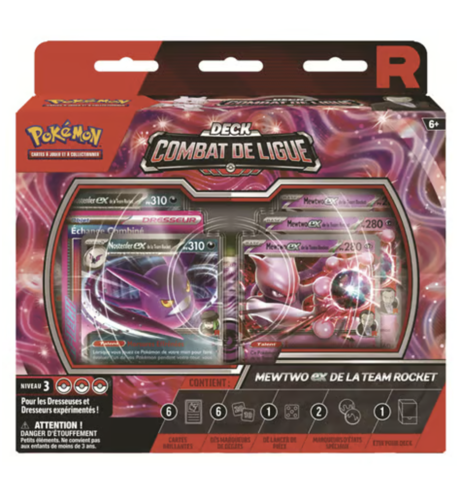 Pokémon Deck Combat De Ligue Mewtwo Ex