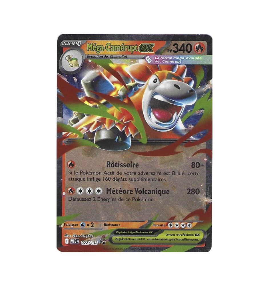 Méga-Camérupt Ex 022/132