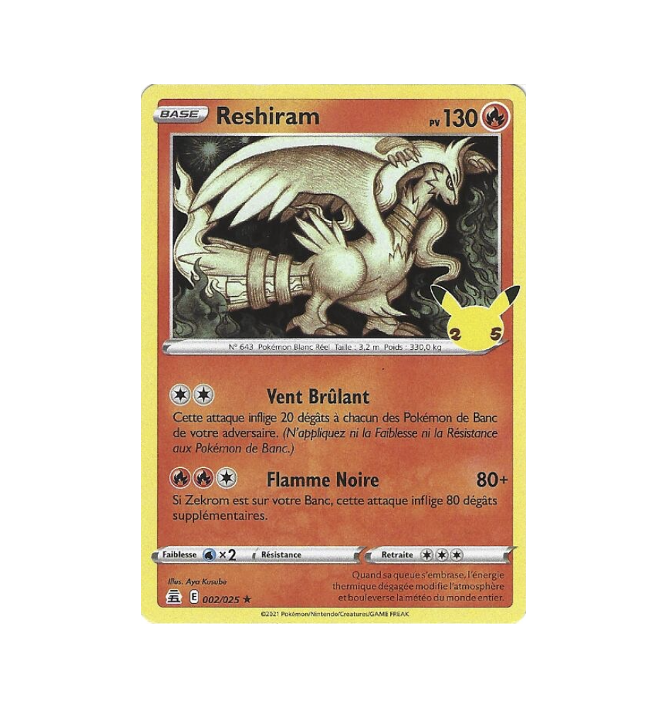 Reshiram 002/025 Holo